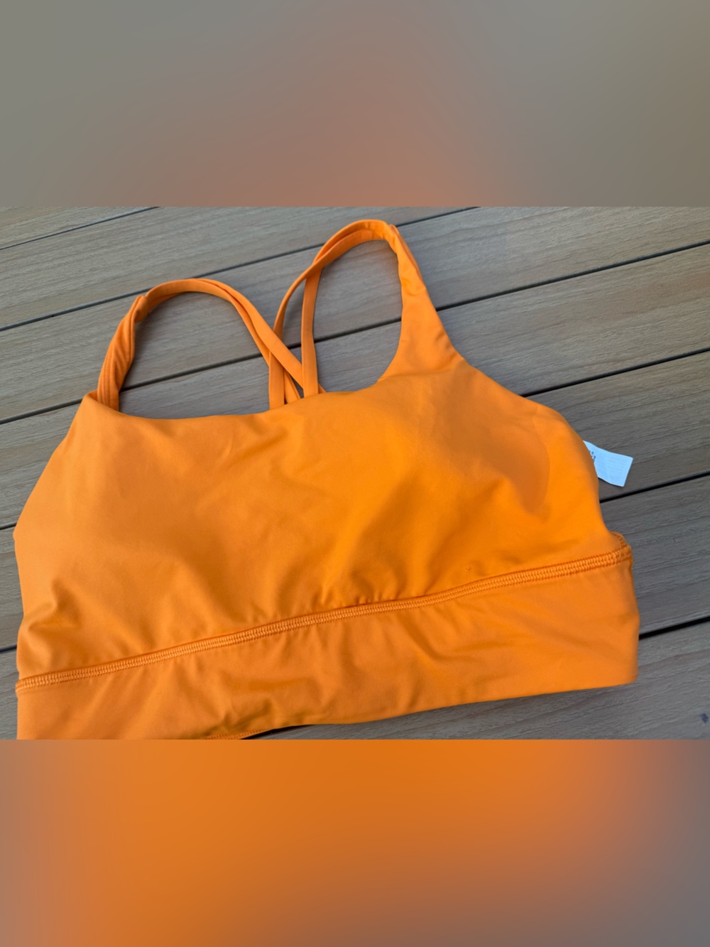 lululemon athletica Like a Cloud Bright Orange bra, B/C cup. NWOT.